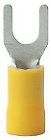 25 Electrical Heat Shrink Connectors 12-10 Gauge YELLOW #10 Spade MD