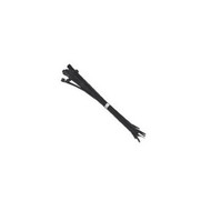 100 Pieces Black Tie Wraps 7" with Mounting Hose UV resistant