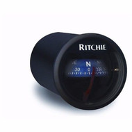RitchieSport X-21BU Dash Mount Compass Traditional Black with High-Visibility
