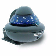 RitchieSport X-10-M Bracket Mount Compass No-Glare Grey W/ High-Visibility MD