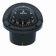 Ritchie Helmsman HF-743 Compass CombiDial Flush Mount Traditional Black Boat