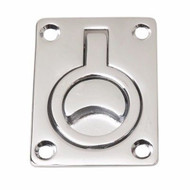 Perko Fig. 575 Flush Ring Pull 0575 DP0 CHR 2-5/8" x 2" Uses #8 fasteners MD