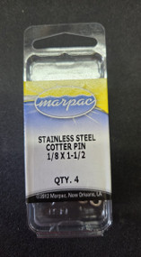 4 Marpac Cotter Pin 1/8"x1-1/2" Stainles Steel 7-5070 Propeller Boat  Marine