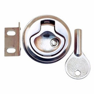 Marpac 7-2271 Push-Close Locking Latch Key 2"Cut Hole Door Hatch Cabinet Boat RV Camper