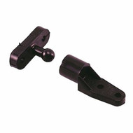 Perko Fig. 0559 DP Door Catch PAIR Black polymer ball stud socket Boat Cabin