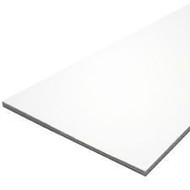Taco Marine Lumber 1/4"Starboard 12X27" WHITE Polyboard P102512WHA27 Seafoam MD