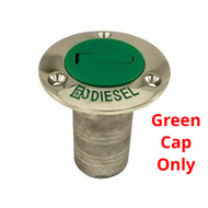 Marpac 7-9036 Replacement GREEN Cap For Diesel Deck Fill 1-1/2” hose Boat Marine