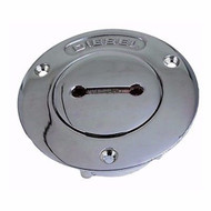 Perko Marked-Diesel Deck Plate for Pipe 1-1/2" Chrome 0528 DPD CHR Marine MD