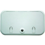 TH Marine Locking Access Hatch 13x24 Designer Series HDSL1324-2DP White Storage