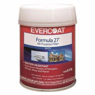 Fibreglass Evercoat Formula 27 Plastic Filler 1/2 Pint 100572 Boat