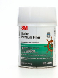 3M Marine 46005 Premium Filler QUART Filling Fairing GelCoat Aluminum Polyester