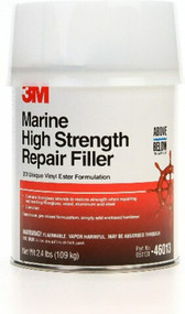 3M Marine 46013 High Strength Repair Filler 1 QUART Fiberglass Boat Deck