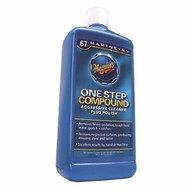 Meguiar's 67 One Step Compound 32 fl. oz. Cleaner Plus Polish Marine/RV M6732 MD