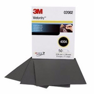 3M Wet Or Dry Tri-M-ite Paper Sheet 9"x11" PACK of 50 400A Grade Boat