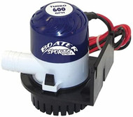 Boater Sports 57420 Non-Automatic Bilge Water Pump 800 GPH 3/4 Boat Flex Bracket
