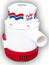 Rule 16A Bilge Water Pump 24Volt 3700GPH 1.5"Hose Non-Automatic Submersible Boat