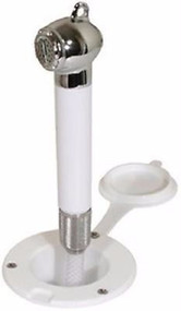 Scandvik Recessed Shower w/On/Off Push -6' Hose/Chrome Brass Head 10055P Boat