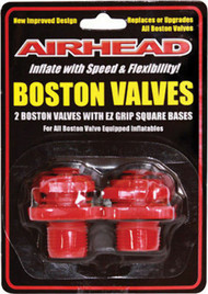 Airhead Boston Valve Bright red coloring KWIK TEK AHBV-2