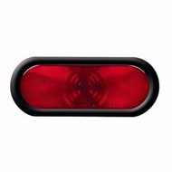 Optronics ST-70RK 6" Oval Sealed Red Stop, Turn And Tail Light Marine