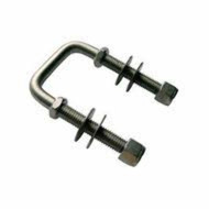 Marpac 86649 Galvanized Round U-Bolt 3/8" X 3.06" X 2.38" Boat Trailer Marine