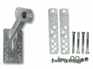 Tie Down Eng 86069 Spare Tire Carrier 4-5-6 Lug Bracket Trailer 3x8" Frame Boat