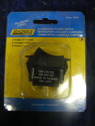 Seachoice Rocker Switch 12421 On Off Illuminated Two Positions