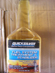 Mercury Marine Fuel Care System Treatment Stabilizer • Treats 30 Gallon • 12 Oz