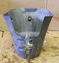 Yamaha 6-8-9.9 Bottom Cowling Cowl Apron 68T-42741-00 midsection exhaust cover