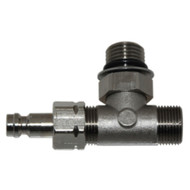 Uflex T-Fitting with Bleeder BTEE for Hydraulic Steering Cylinder