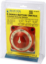 Blue Sea Battery Switch 4 Way 9001E