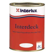 Interlux YJB000/QT Interdeck White Quart Non Skid Topside Finish Boat Paint