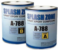 Petit A-788HGS Kop-Coat Splash Zone 2-part SET Epoxy Compound 1/2 Gallon Boat