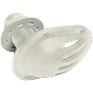Forespar MF 868 Marelon White Plastic Scoop Strainer 1-1/4" 906060 LC