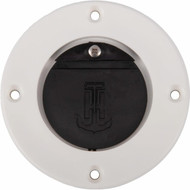 TH Marine SA-2B-DP Flush Mount Scupper Adapter Flapper 1 & 1.25" drain tube hull