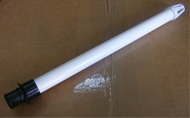 T-H Marine ODT-1-DP Livewell Overflow Drain Tube 1-1/8"x12" Straight Boat Marine
