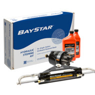 Seastar HK4300-4 Hydraulic Steering PACK Helm-Cylinder-Fluid Outboard 150HP MAX