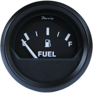 Faria 12801 Euro Gauge Fuel Level Gauge E - 1/2 - F Fit Stand 2-1/16"/3-3/8"