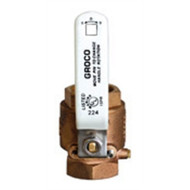 Groco 3/4"Bronze Full Flow Ball Valve Stainless Steel Handle & Stem  IBV-750 MD
