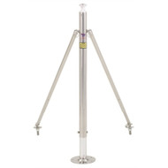 Attwood 923-009-ADJ Ski Pylons Stainless Steel Adjustable Height 34"-58" Skiing