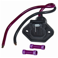 Sierra WH10610-1 Trolling Motor Male Side Plug 12V 2 Wire W/ Butt connector  MD