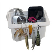 Marpac 52072 Electronis Caddy White Organizer items & slot hang hook/lures Boat .7-2422