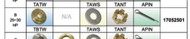 Marpac 17052501 Propeller Hardware Kit Tohatsu Nissan B Series 25-30 HP