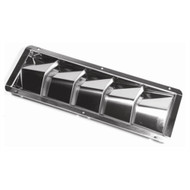Marpac 7-0092 Vent 5 Louvered Stainless Steel 4-5/16"x12-5/8" Inboard Engine Bilge