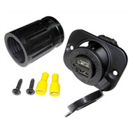 Marpac EL200075 Watertite USB Charger 2-Port 5V Out 12V In iPod iPhone Boat