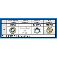 Solas 17012501 Propeller Hardware Kit Mercury B Series 9.9-25 HP  MD