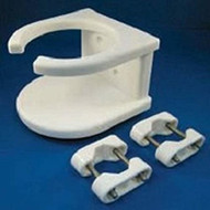 Marpac HW150150 Drink Holder Universal Mount White Polyethylene Boat Sailboat