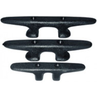 Marpac 3071 Yach Cleat 8" Black Nylon 1/4" Oval Machine Bulk EA  7-0338B MD