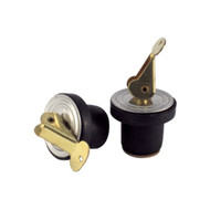 Marpac FP010050 Baitwell Plug 3/4" Brass Handle 2/Card  MD