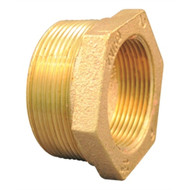 Midland Metal Brass Pipe Bushing Reduction 1 x 3/4 NPT 44-513 Plumbing MD