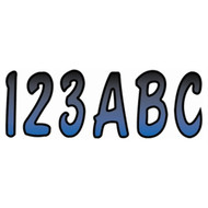 Hardline Series 200 Registration Kit Blue W/Black Fade Outline Black BLBKG200 MD